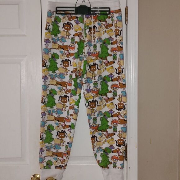 Rugrats Nickelodeon womans sweat pants joggers Sz L - Picture 1 of 5